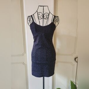 Cheryl Creations Kids Size Medium Black Metallic Rainbow Shimmer Dress Girls